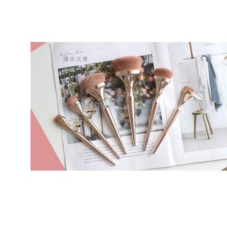 Makeup Brush แปรงแต่งหน้าสีRose gold