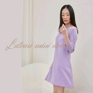 bateau mini dress (D23)