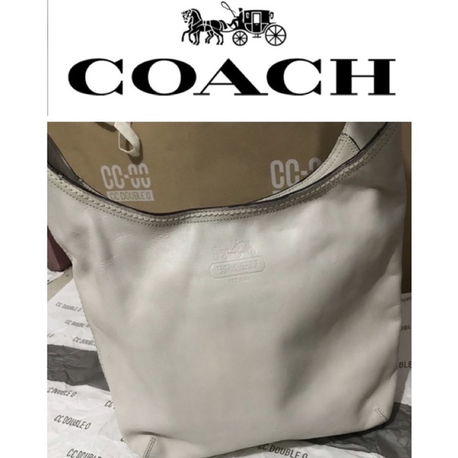 ❤️ กระเป๋า Coach แท้ 💯 มือสอง  สีขาว