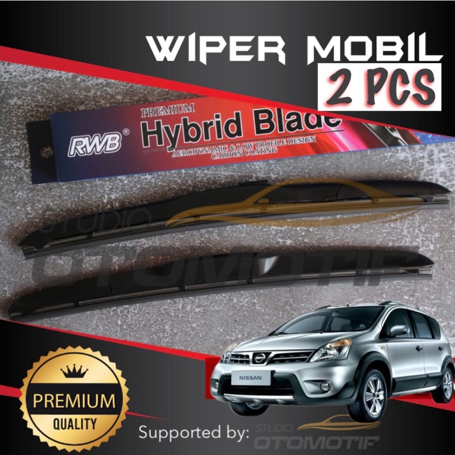 WIPER LIVINA XGEAR 2007-2017 RWB GRAPHITE / WIPER RWB XGEAR 2 ชิ้น
