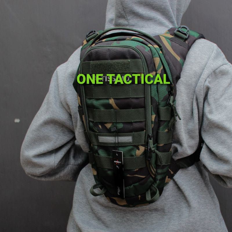 กองทัพจักรยาน Hydropack กระเป๋าตํารวจทหารกองทัพกระเป๋าเป้สะพายหลัง Gowes ลาย TNI