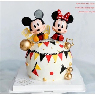 Cake Decoration Shake Mickey /Minnie Mouse Action Figure Toy