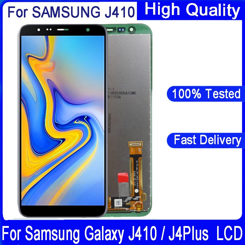 อะไหล่หน้าจอสัมผัส LCD 6.0 นิ้ว แบบเปลี่ยน สําหรับ Samsung Galaxy J4+ 2018 J4 PLUS J415 J415F J410 J6 PLUS J610 SM-J610F J610FN