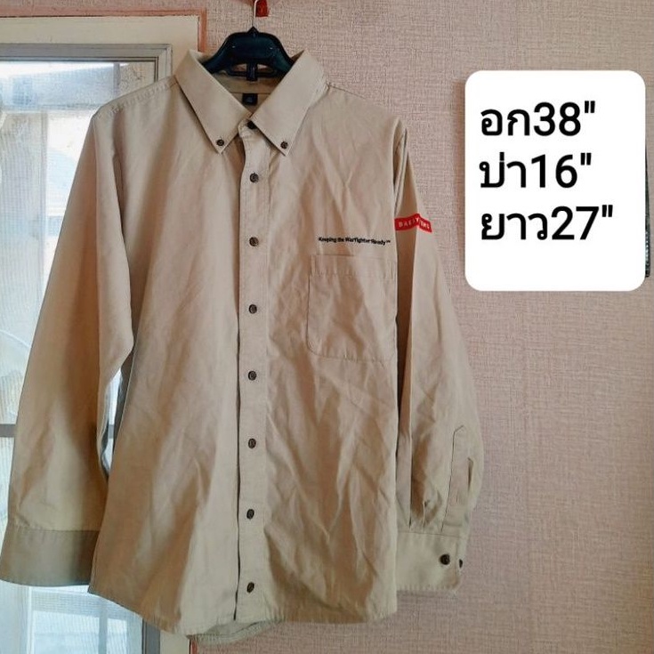 เสื้อเชิ้ตงานUSAนำเข้ามือสองสภาพดีอก38"