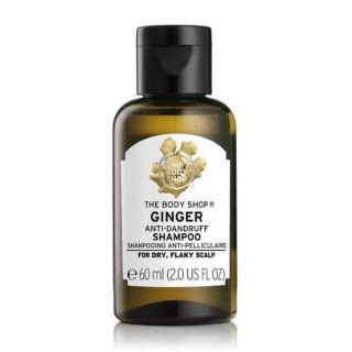 THE BODY SHOP GINGER ANTI-DANDRUFF SHAMPOO 60 ml ราคา 200 บาทMFG 12/2017 EXP 12/2022