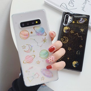 เคสโทรศัพท์มือถือ TPU นิ่ม แบบใส สำหรับ ท้องฟ้าเต็มไปด้วยดวงดาว เคส Samsung Galaxy s21 plus ultra A52S A12 A42 A52 A72 A02S M51 A51 5G A41 A31 A21 A11 A21S A20E A10E A70S A20S A10S A40S M30 case