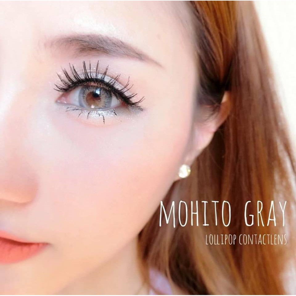 คอนแทคเลนส์ รุ่น Mohito สีน้ำตาล เทา