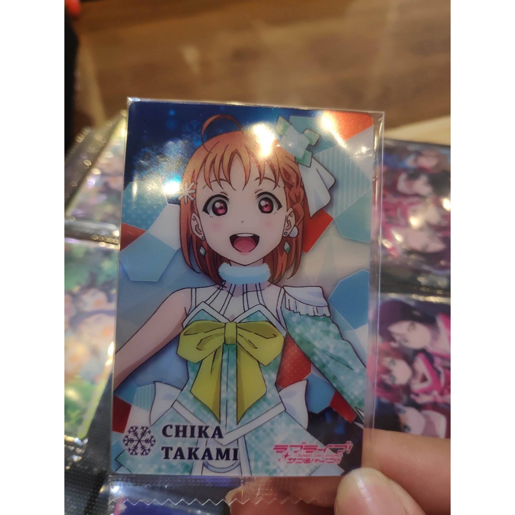 การ์ดสะสมเวเฟอร์ Idol Love Live LL 34 - ห่อพลาสติกป้องกันฟรี