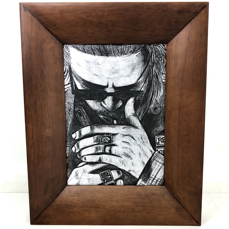 5x7" SONS OF ANARCHY JAX TELLER Tv Show SOA ไม้แท้ HIGH QUALITY กรอบรูป บุตรชายของอนาธิปไตย Photo Fr