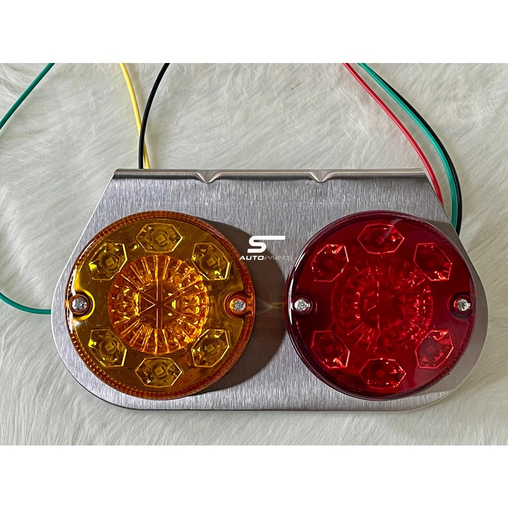 ไฟราวข้าง Stop lamp LED แป้นสแตนเลส Shopee Thailand