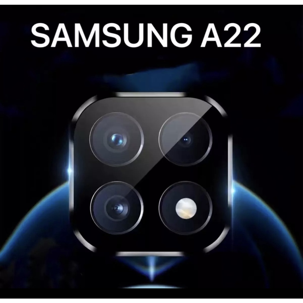 [ พร้อมส่งจากไทย ] ฟิล์มเลนส์กล้อง Samsung A22 5G ฟิล์มกระจกเลนส์กล้อง กันกระแทก กันกล้องแตกลาย SAMS