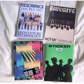 อัลบั้มเปล่า NCT เอ็นซีที sticker sticky favorites jewel 2021 มีบริการเก็บเงินปลายทาง