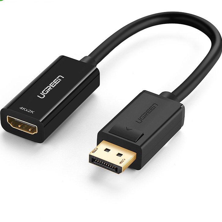 UGREEN สายเคเบิ้ลอะแดปเตอร์ 4K * 2K  DP แปลงเป็น HDMI  สำหรับโปรเจคเตอร์ HP / DELL แลปท็อป