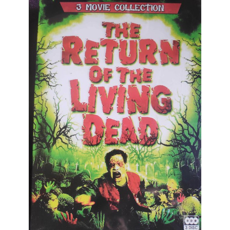 DVD Boxset The Return of The Living Dead (3disc) ดีวีดีบ็อกเซต The Return of the Living Dead 3 ภาค ม