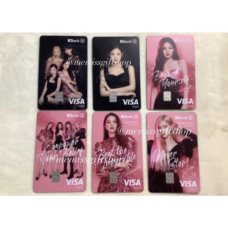 Kbank X blackpink cards พร้อมส่ง