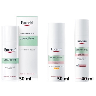 Eucerin Dermopure/Pro ACNE A.I. MATT FLUID, DAY BRIGHT MATTIFYING SPF30, TRIPPLE EFFECT SERUM