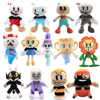 17 styles Game Cuphead Plush Doll Toys Mugman The Chalice Soft Plush Stuffed Toys Cute Cartoon Doll For Kid Children Christmas Gifts