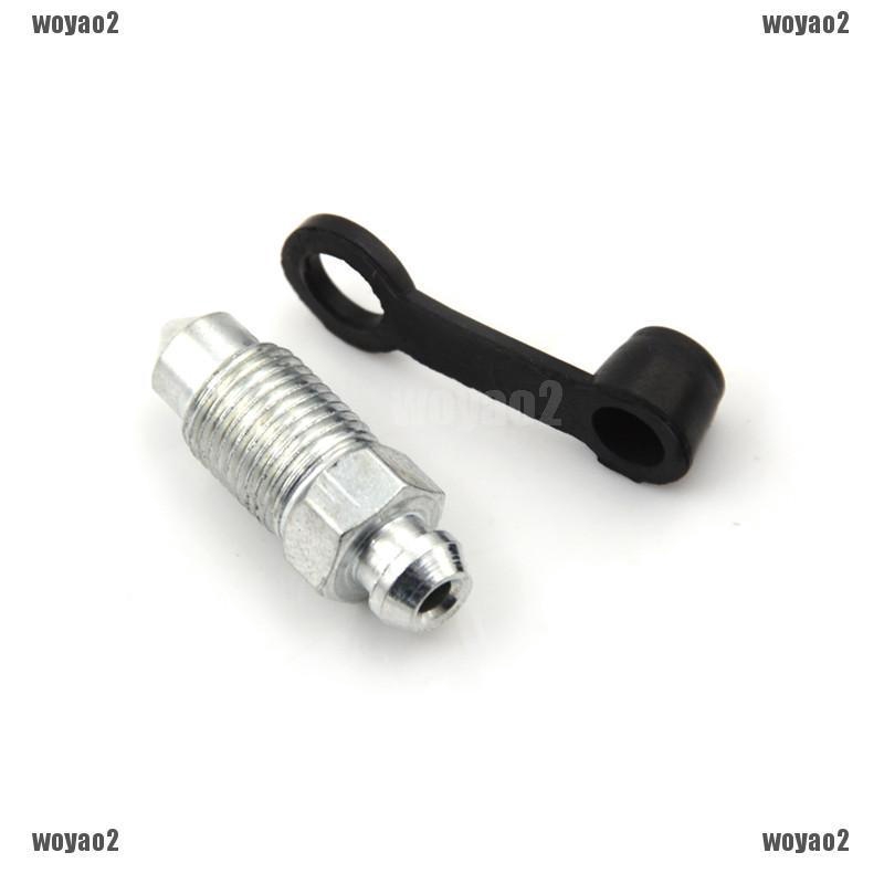 M10 x 1mm Motorcycle Bike Brake Braking Caliper Bleed Screw Nipple with
