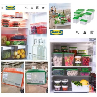 กล่องเก็บอาหารIKEA-กล่องเก็บอาหาร 17 ใบ