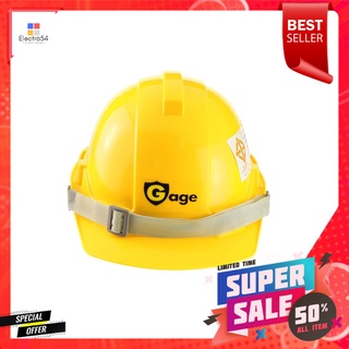 หมวกนิรภัย มอก. HDPE GAGE สีเหลืองSAFETY HELMET TIS HDPE GAGE YELLOW