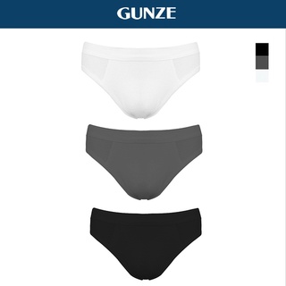 GUNZE กางเกงในชาย Pack 3 รุ่น GS5603 คละสี (แพ็ค3สี ขาว ดำ เทา)