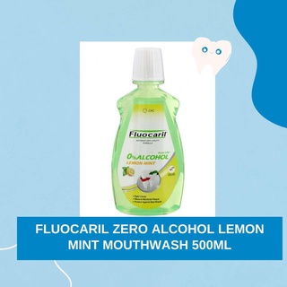 Fluocaril ฟลูโอคารีล น้ำยาบ้วนปาก ซีโร่ แอลกอฮอล์ เลมอน มิ้นท์ 500 มล.