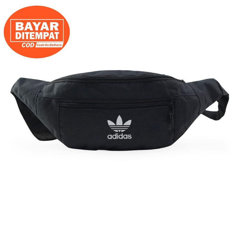 ADIDAS BLACK PLAIN กระเป๋าคาดเอวผู้ชาย