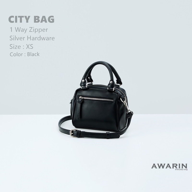 —ขายเเล้ว—ส่งต่อกระเป๋า Awarin-Black size XS ส่งฟรี