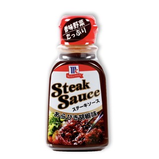 Steak Sauce ซอสสเต็ก พริกไทดำ แม็คคอร์มิค สเต็กซอสพริกไทยดำ 235 กรัม