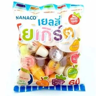 เยลลี่ โยเกิร์ต ผสมน้ำผลไม้แท้ นานาโกะ มี 60 ถ้วย