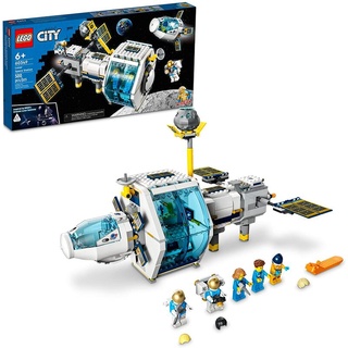 LEGO City Lunar Space Station 60349 Building Kit for Kids Aged 6