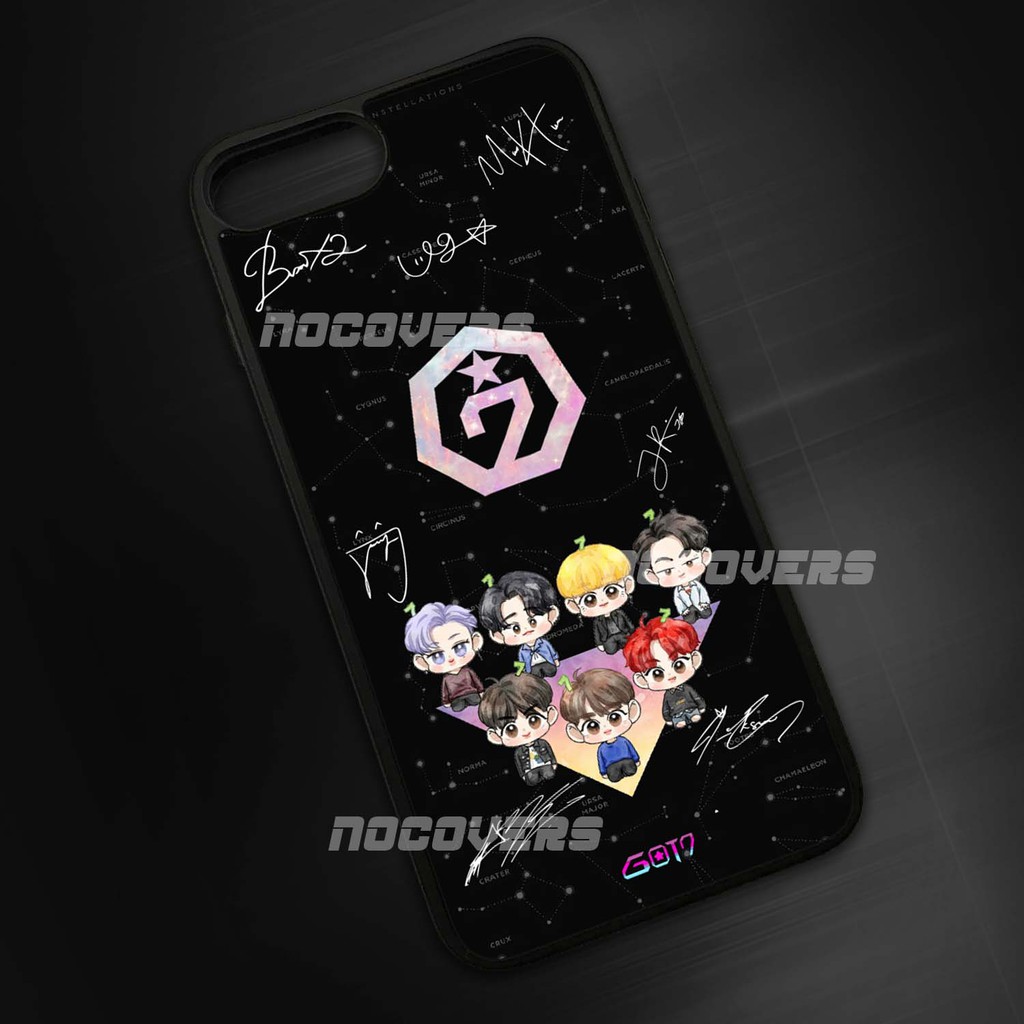 เคส ไอโฟน ลายเกาหลี GOT 7 iPhone 12 iPhone11 iPhone X iPhone 8 iPhone 7 iPhone 6 ลาย  เคสหลังกระจก