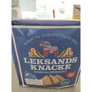 Leksands Knacke Normal Graddat 200g ขนมปังกรอบโฮลเกรนข้าวไรย์