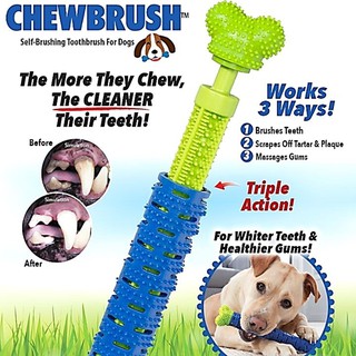 Chewbrush กระดูกยางขัดฟันสุนัข
