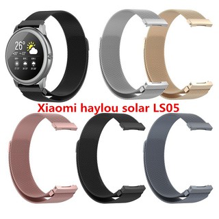 สายพานตาข่ายโลหะสแตนเลส Xiaomi haylou solar LS05