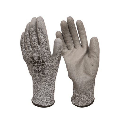 TONGA ถุงมือ TG550C HPPE กันบาดระดับ5 เคลือบPU