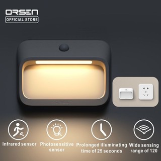 Orsen By Eloop รุ่น D1 ไฟอัจฉริยะ เซ็นเซอร์ทำงานอัตโนมัติ มีแบตในตัว ชาร์จไฟซ้ำได้-30D