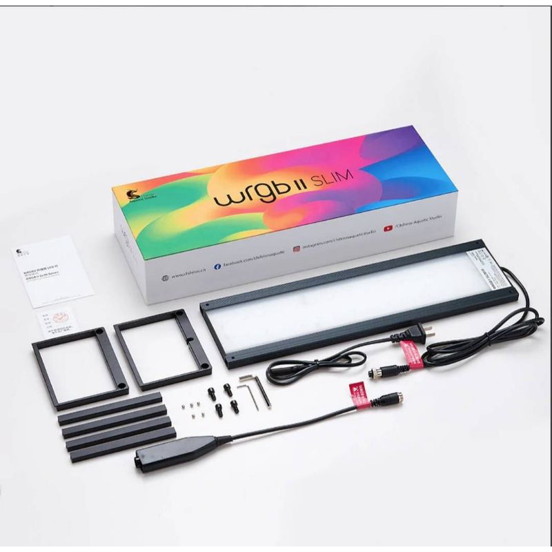 🔥🔥Chihiros WRGB2 Slim LED Light built-in Bluetooth โคมไฟไม้น้ำ โคมไฟตู้ปลา ขนาด30-60cm. ✅ ประกันศูนย์ไทย 1ปี