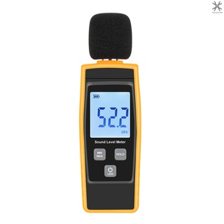 [toolhelper] เครื่องวัดระดับเสียงดิจิทัล LCD DB 30-130dBA พร้อม Max M