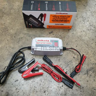 MIKATAFast Charger 12V 10A เครื่องชาร์จแบตเตอรี่รถยนต์ แบตเตอรี่มอเตอร์ไซด์ 12 โวลท์ 10 แอม