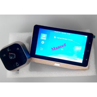 กล้องติดประตูจอLCD กริ่งอัจฉริยะมีเซ็นเซอร์ CameraIR ตาแมวรักษาความปลอดภัย