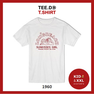 TEE.DD.TSHIRT เสื้อยืด Longbeach ใส่ได้ทั้งชาย-หญิง มีทั้งทรง คลาสสิค และครอป ผ้านุ่ม ลายสวย ไม่ย้วย ไม่ต้องรีด