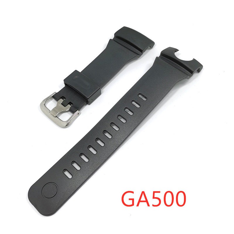 สําหรับ GA500 GA-500 GA-500-7A GA-500-1A GA-500-1A4 สายรัดและ Clasp กีฬา PU Watchband สมาร์ทนาฬิกาอุ