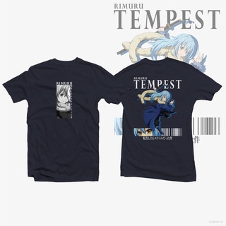 เสื้อยืดแขนสั้นพิมพ์ลาย That Time I Got Reincarnated As Slime - Rimuru คุณภาพสูงสําหรับผู้ชาย S-4Xl