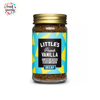 Littles French Vanilla Flavour Infused Instant Coffee Decaf 50g   ลิตเติ้ลส์ กาเเฟสำเร็จรูปดีแคฟ รสเฟร็นช์ วานิลา50กรัม