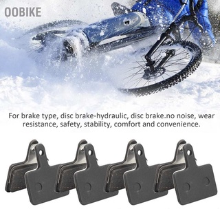 OObike 4Pair Mountain Bicycle Brake Pad Disc Oil Metal Lining Resin with Pin