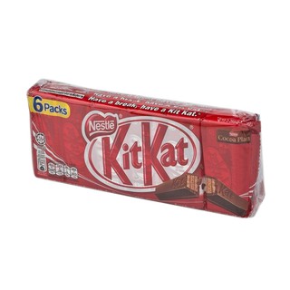 คิทแคท ช็อกโกแลต ขนาด 17 กรัม (6 ชิ้น) KitKat Chocolate, 17 grams (6 pieces)