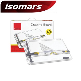 กระดานเขียนเเบบ ISOMARS รุ่น MATIC ขนาด A3 ( isomars drawing board matix A3 )