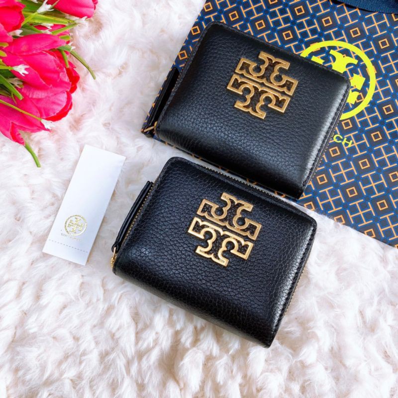 (ผ่อน0%)10เดือน🚩กดเลย พร้อมส่งTORY BURCH Britten medium wallet แท้100%