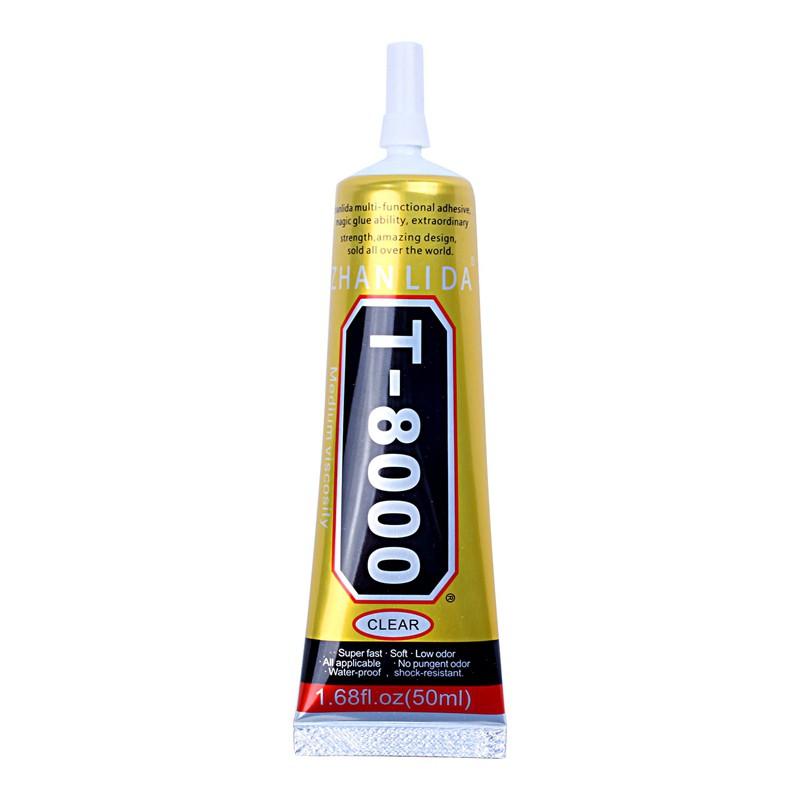 กาวติดจอมือถือ Zhanlida T-8000 (50ml) - (เนื้อกาวใส) - pjmobile2539 ...